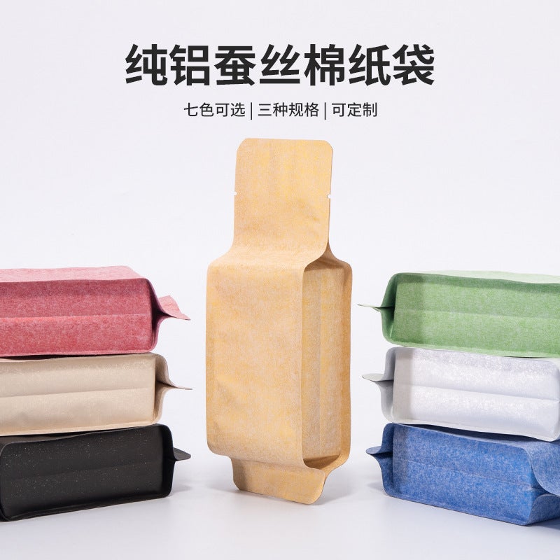 Silk Cotton Tea Packaging Bags Small Bags For Da Hong Pao, Cinnamon Small Bubble Bags, Black Tea, Rock Tea Disposable Bags, Aluminum Foil Bags - Image 2